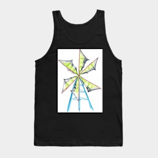 Windmill Watercolor Tank Top